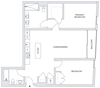 2 Bedroom Floor Plan